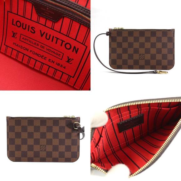 Louis Vuitton LOUIS VUITTON Handbag Tote Bag Damier Neverfull PM Canvas Ebene... - Picture 4 of 5
